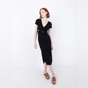 Monk & Lou Jenna Dress, black size L